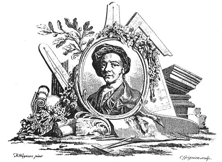 Engraving of James Paine from his book on the Mansion House