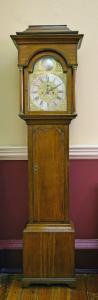 Long Case Clock by Robert Hargreaves  in the Drawing Room