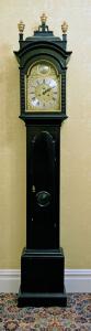 Long Case Clock by Benjamin Huntsman in the Rear Staircase Lobby 