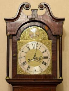 Long Case Clock Face by George Halifax outside the Former Members’ Room