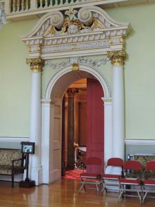 Ballroom Entrance Door and Minstrels' Gallery 