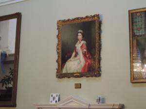 Portrait of Queen Elizabeth II in Salon