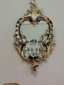 Rococo Mirror on Balcony