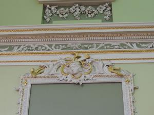 Ballroom Wall Panel with head of Apollo